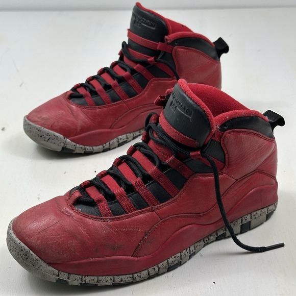 Jordan Other - Air‎ Jordan 10 Retro 30th Bulls Over Broadway Shoes Men 9 Gym Red 705178 601